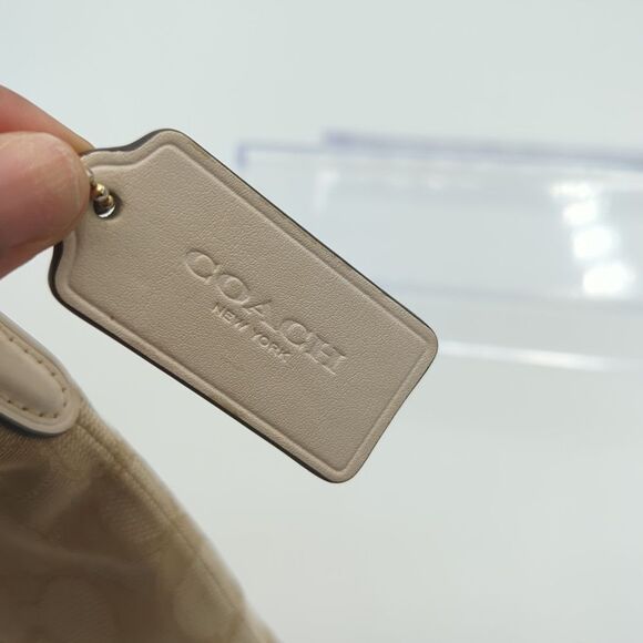Coach Beige and Cream Crossbody Bag - Picture 3 of 9
